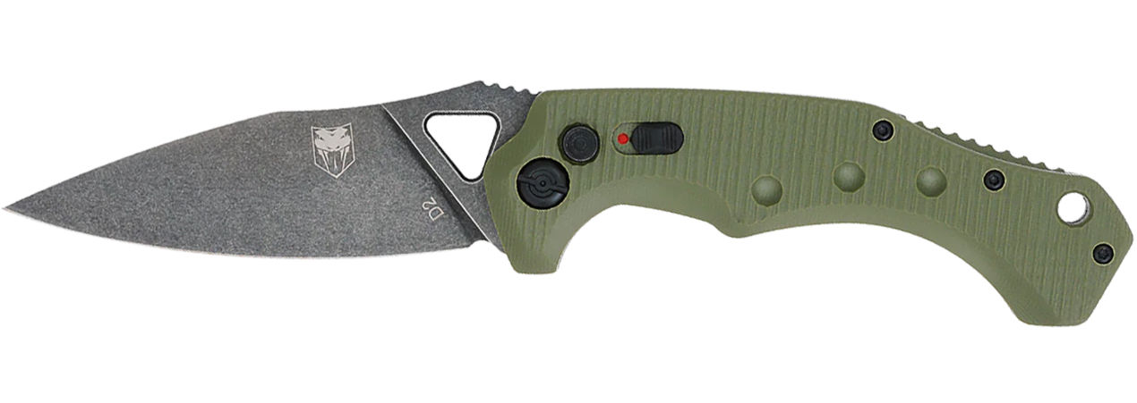 Knives Cobratec Knives CBT RYKER OD GREEN AUTO